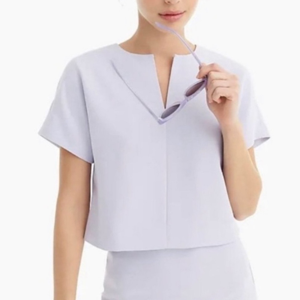 J. Crew Light Purple Women's Blouse Size 4